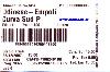Il biglietto di Udinese-Empoli