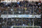 striscione Brigate Gialloblu in Modena-Vicenza