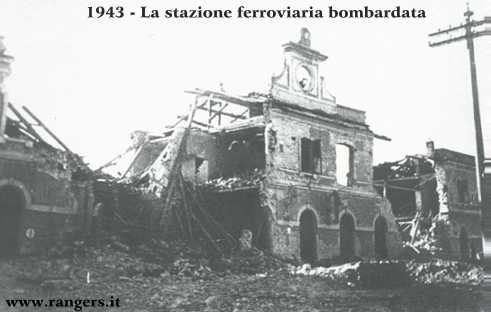 26 dicembre 1943: la stazione di Empoli dopo il bombardamento americano