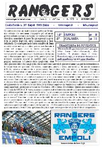 Leggi On Line la fanzine Rangers contro l'Atalanta