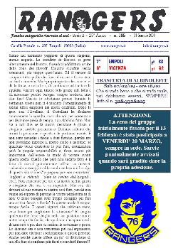 Leggi On Line la fanzine Rangers contro il Vicenza