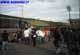 L'arrivo allo stadio dopo 15 ore di viaggio (Ferro)